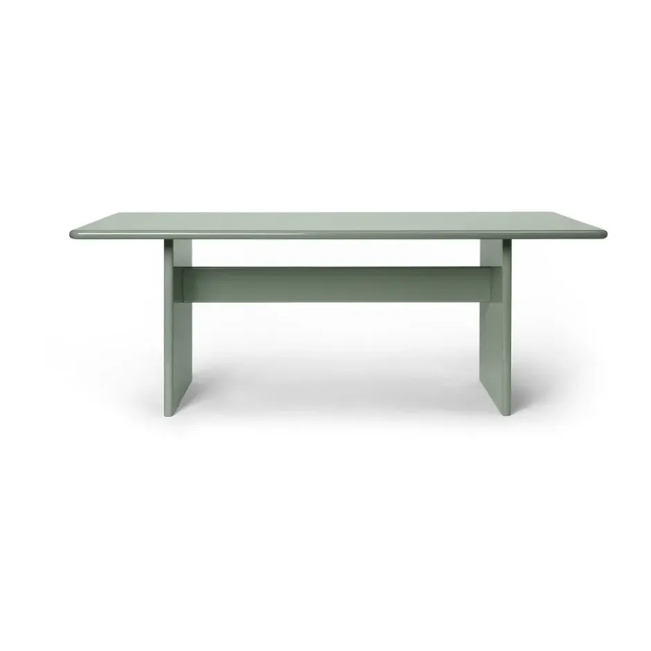 Rink matbord small 200x90x74 cm, Tea green
