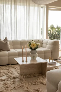 Rio ullmatta 250x350 cm, Beige