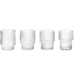 Ripple glas 4-pack, klar