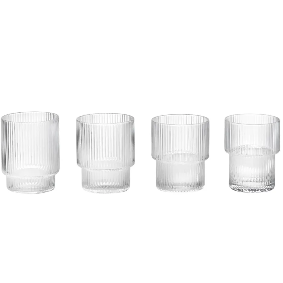 Ripple glas 4-pack, klar