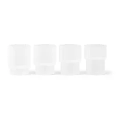 Ripple glas small 6 cl 4-pack, Frosted