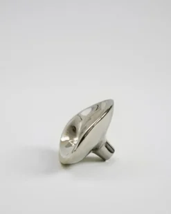Ripple no. 01 liten knopp, Chrome