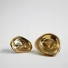 Ripple no. 02 stor knopp, Brass