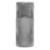 Ripple small karaff set, Smoked grey
