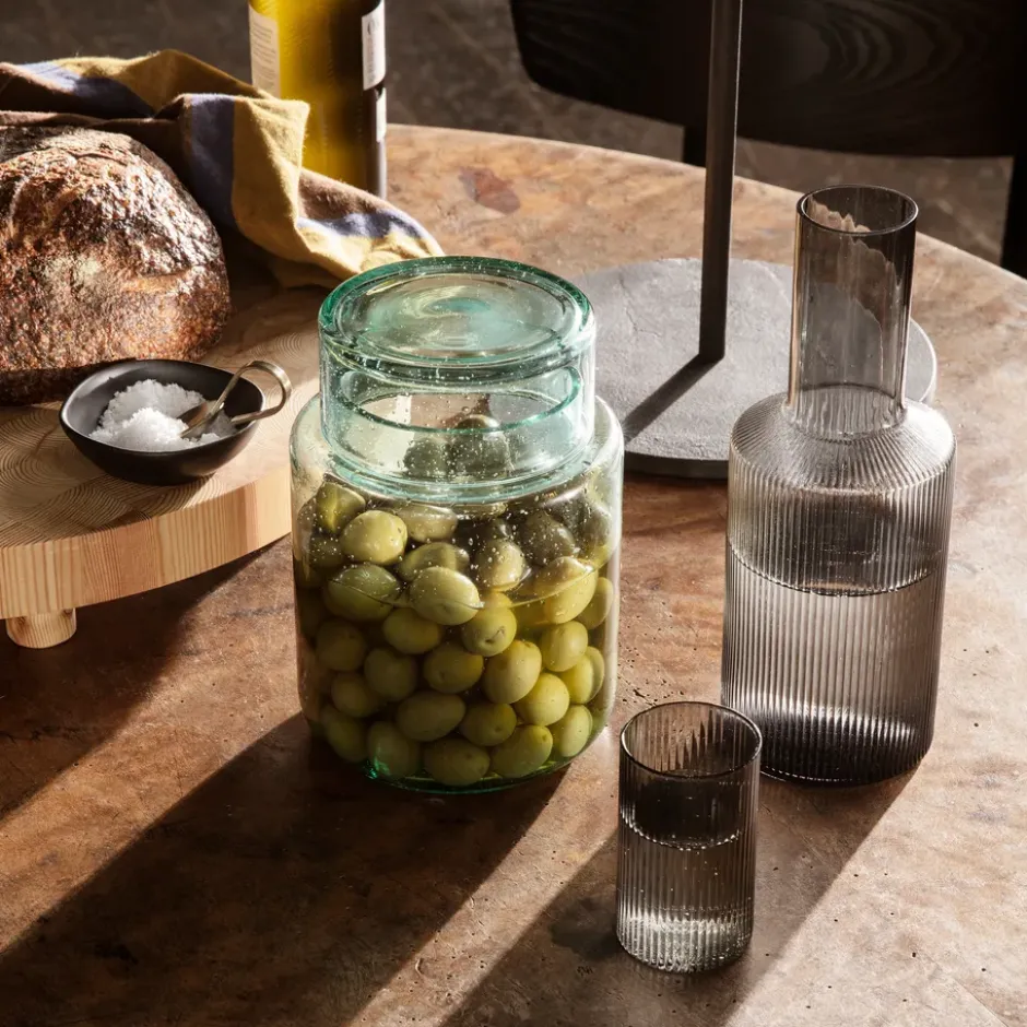 Ripple verrines serveringsglas 14 cl 4-pack, Smoked grey