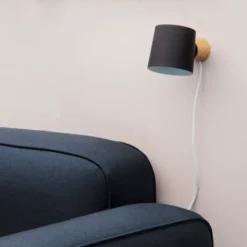 Rise vägglampa, Svart