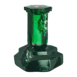 Rocky Baroque ljusstake 175 mm, Smaragdgrön