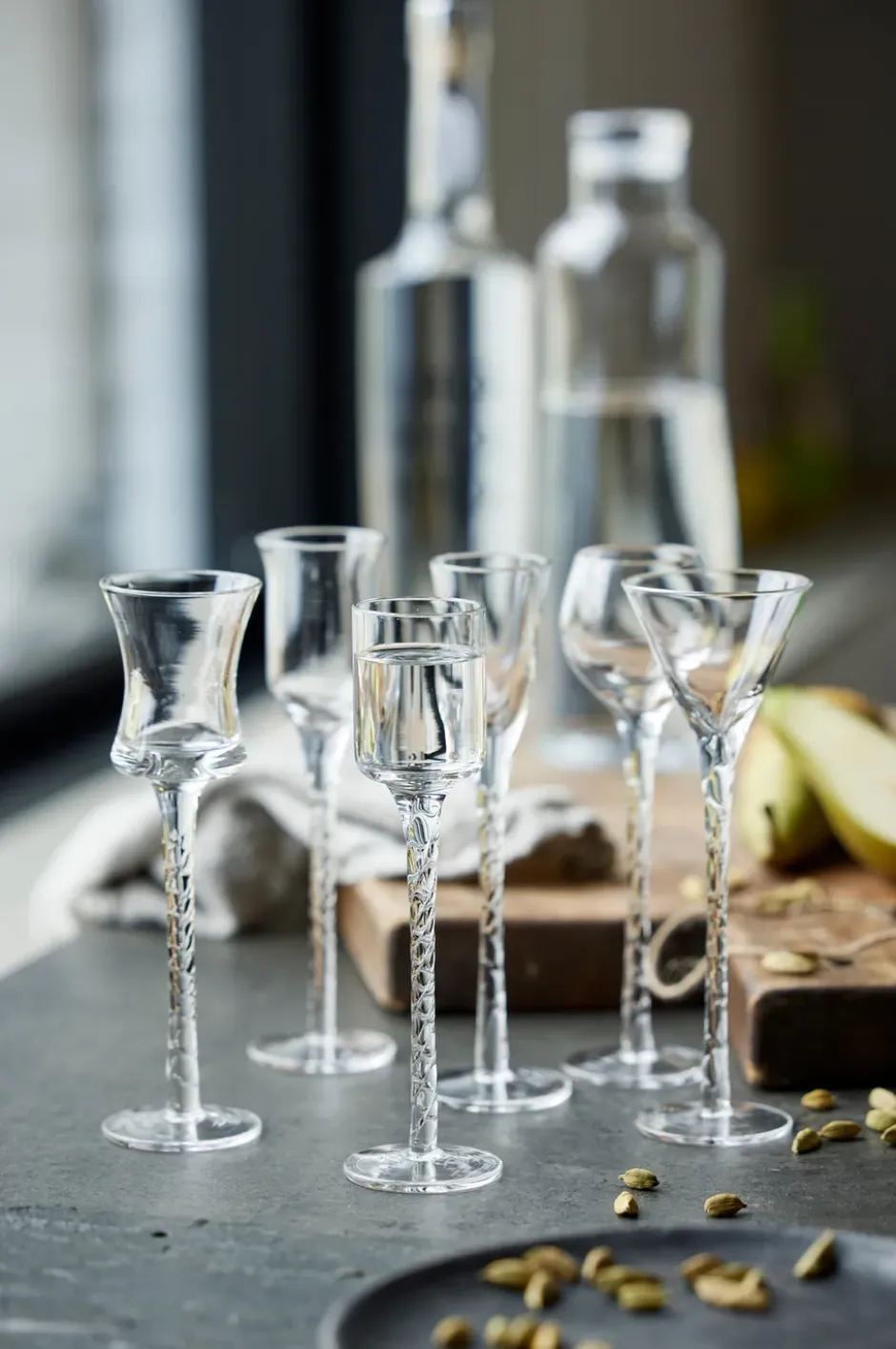 Rom snapsglas 2,5-5 cl 6 delar, Klar