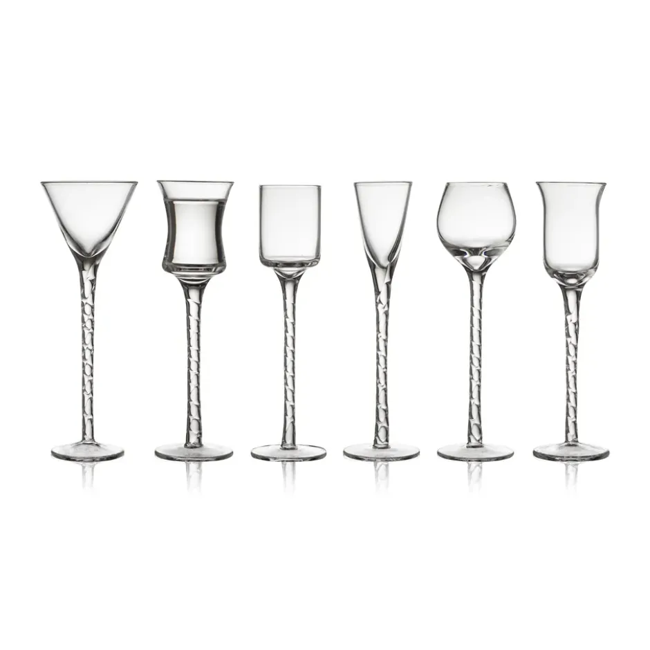 Rom snapsglas 2,5-5 cl 6 delar, Klar