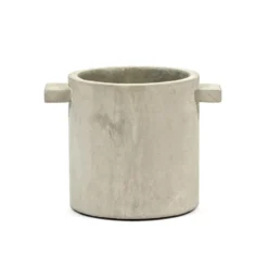 Rond kruka Ø15 cm, Natur