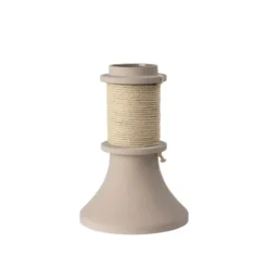 Rope vas 32,5 cm, Stengods-beige