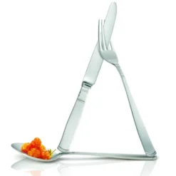 Rosenholm silverbestick, Matgaffel