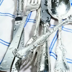 Rosenholm silverbestick, Matgaffel