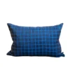 Rutig kuddfodal 48x68 cm, Blue-black
