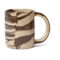 Ryu mugg tall 30 cl, Sand-brown