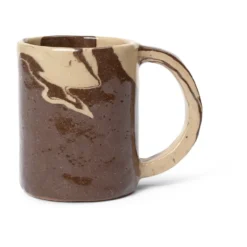 Ryu mugg tall 30 cl, Sand-brown