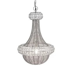 Saba taklampa 42 cm, Silver