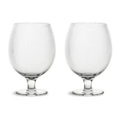 Sagaform Blanka ölglas 50 cl 2-pack, Klar