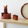 Salon bricka Ø 40 cm, rust