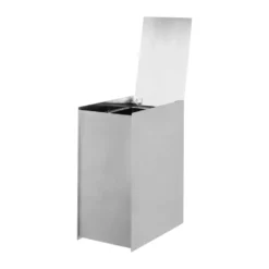 Sama soptunna, Brushed stainless steel