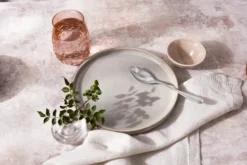 Sandstone dessertsked blank, Rostfritt stål