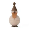 Santa Claus träfigur, Bok-ek-läder