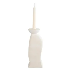 Sassi B ljusstake 30 cm, Chalk