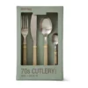 70's bestickset 16 delar, Olive