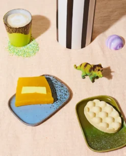 70's bricka liten 2-pack, Asteroids / Grass