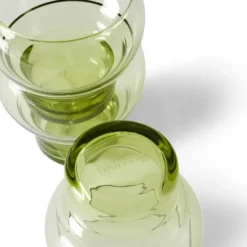 70's Bulb glas 27 cl 4-pack, Mint green