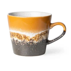70's cappuccinomugg 33 cl, Fire