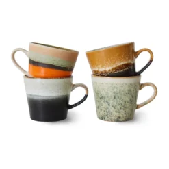 70's cappuccinomugg 4-pack, Verve