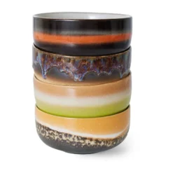 70's dessertskål 4 delar, Humus