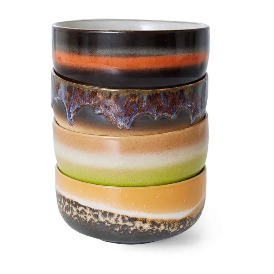 70's dessertskål 4 delar, Humus