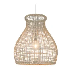Seagrass taklampa 55 cm, Brun