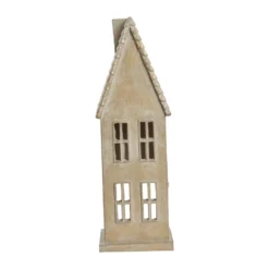 Seholia dekorationshus 28 cm, Antique Light gold