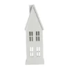 Seholia dekorationshus 28 cm, White