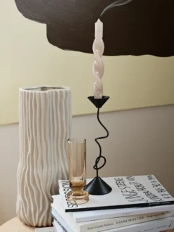 Selma ljusstake 26,5 cm, Black