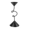 Selma ljusstake 19,5 cm, Black