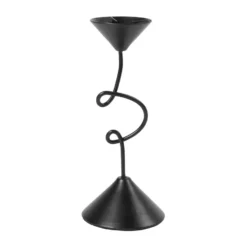 Selma ljusstake 19,5 cm, Black