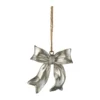Serafina bow hänge, Silverfärgad, 6x2,5x6,7 cm