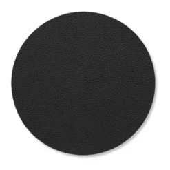 Serene glasunderlägg circle Ø10 cm, Black