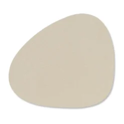 Serene glasunderlägg curve 11x13 cm, Cream