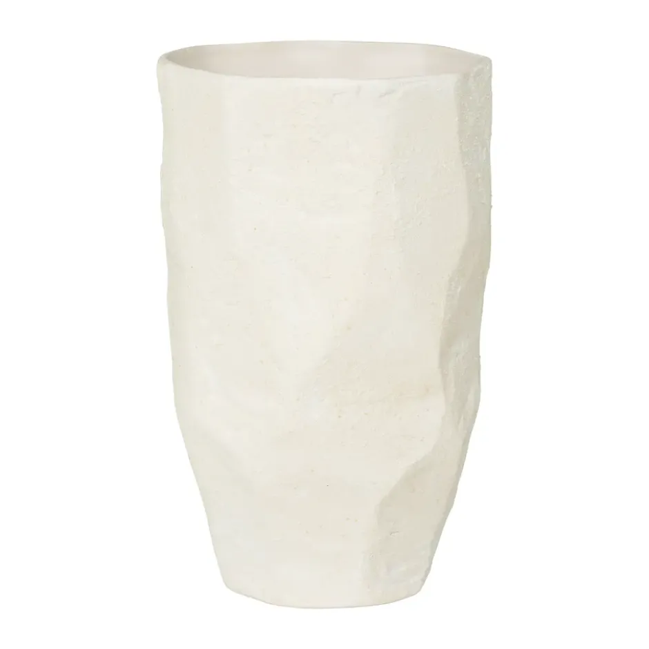 Serra vas 27 cm, White