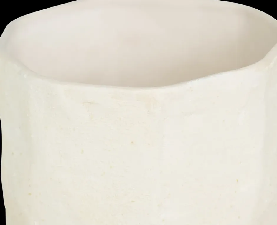Serra vas 27 cm, White
