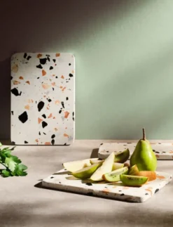 SERVE-IT serveringsfat 16 cm, White terrazzo