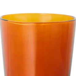 70's glassware teglas 20 cl 4-pack, Amber brown