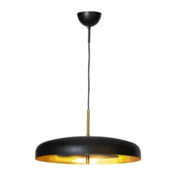 Shelby taklampa Ø50 cm, Svart-guld