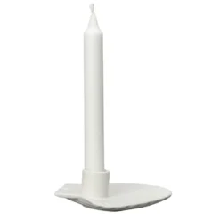 Shell ljusstake 15,5 cm, White