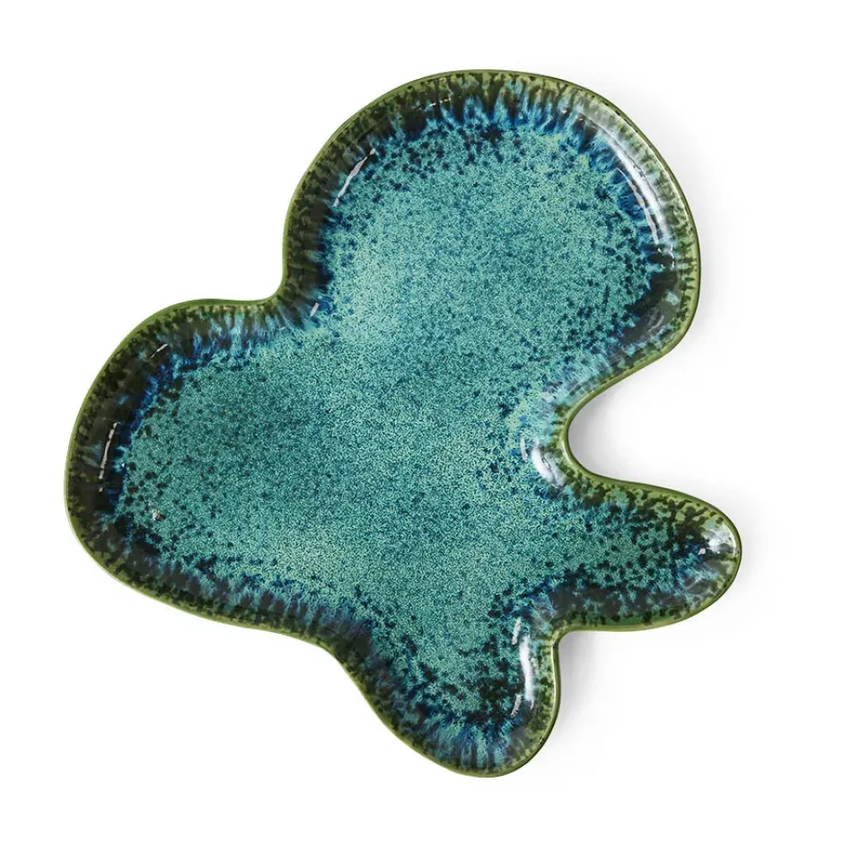 Shell uppläggningsfat, Teal